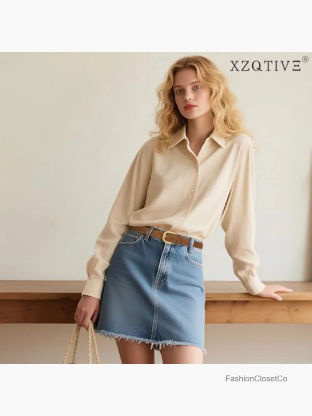 Braided Suede Belt Adjustable Woven Waist Belt Gold Buckle